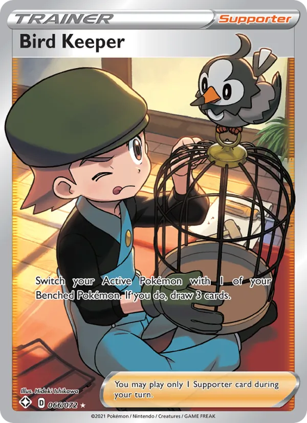 Bird Keeper — Shining Fates #66 (Pokémon TCG card)