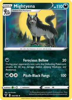 Mightyena (Vivid Voltage #104)