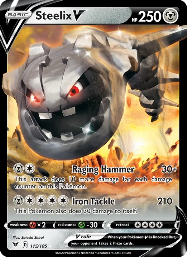 Steelix V — Vivid Voltage #115 (Pokémon TCG card)