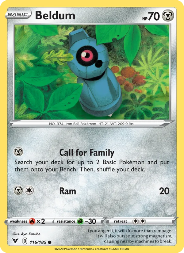 Beldum — Vivid Voltage #116 (Pokémon TCG card)