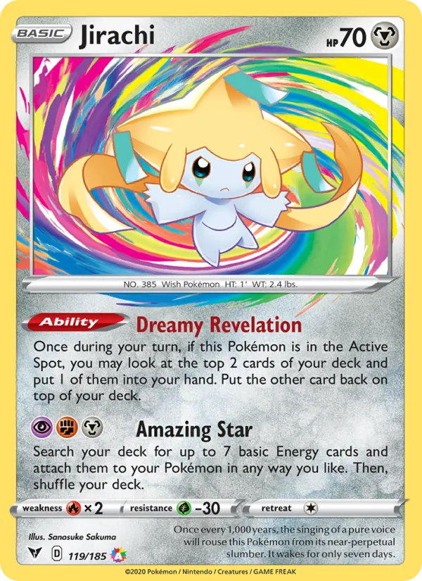 Jirachi — Vivid Voltage #119 (Pokémon TCG card)