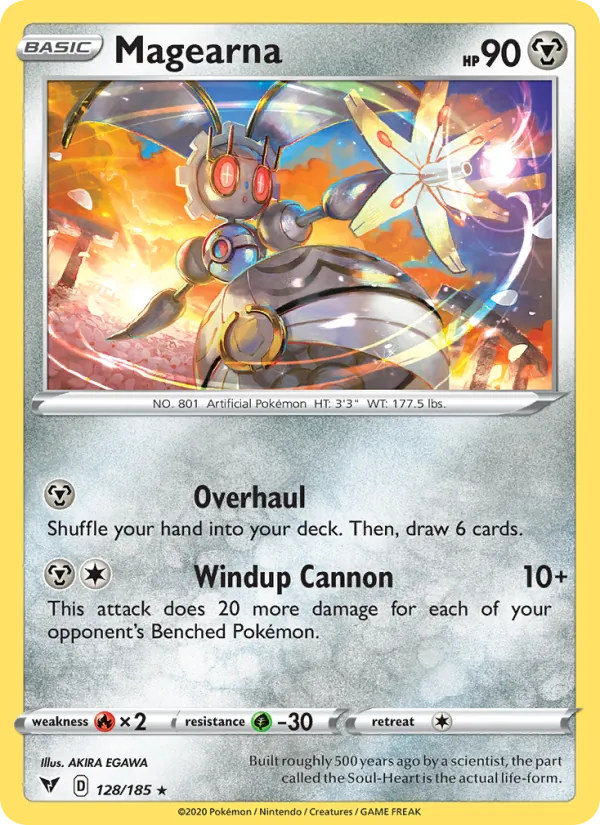 Magearna — Vivid Voltage #128 (Pokémon TCG card)