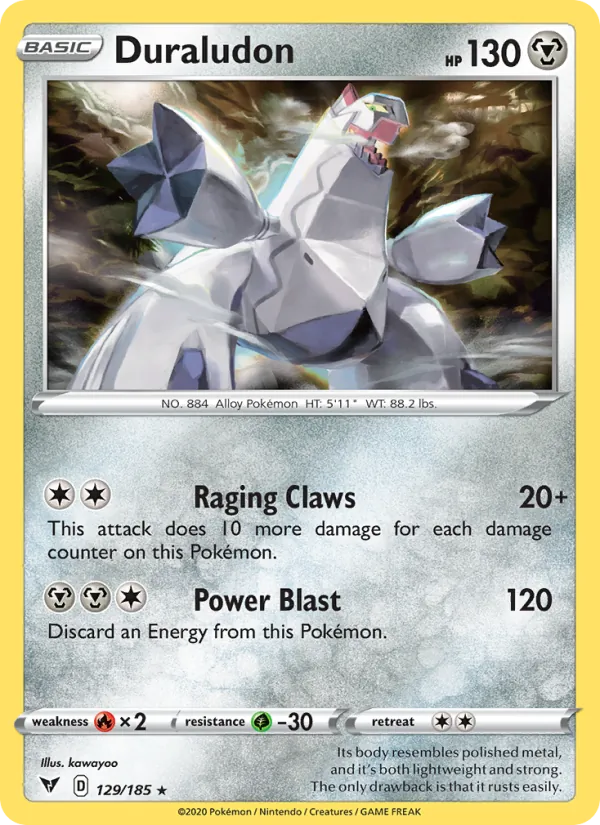Duraludon — Vivid Voltage #129 (Pokémon TCG card)