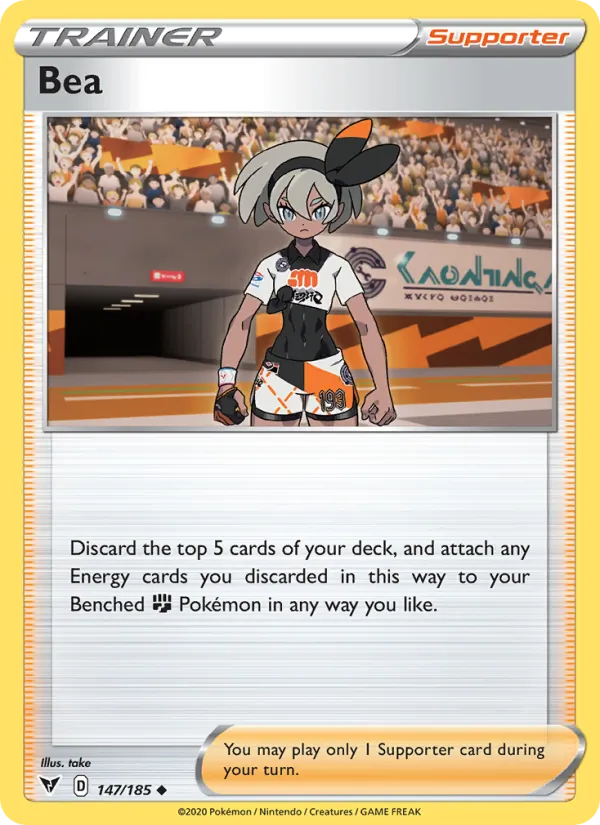 Bea — Vivid Voltage #147 (Pokémon TCG card)