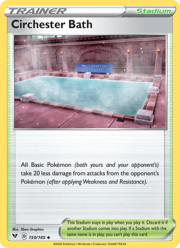 Circhester Bath — Vivid Voltage #150 (Pokémon TCG card)