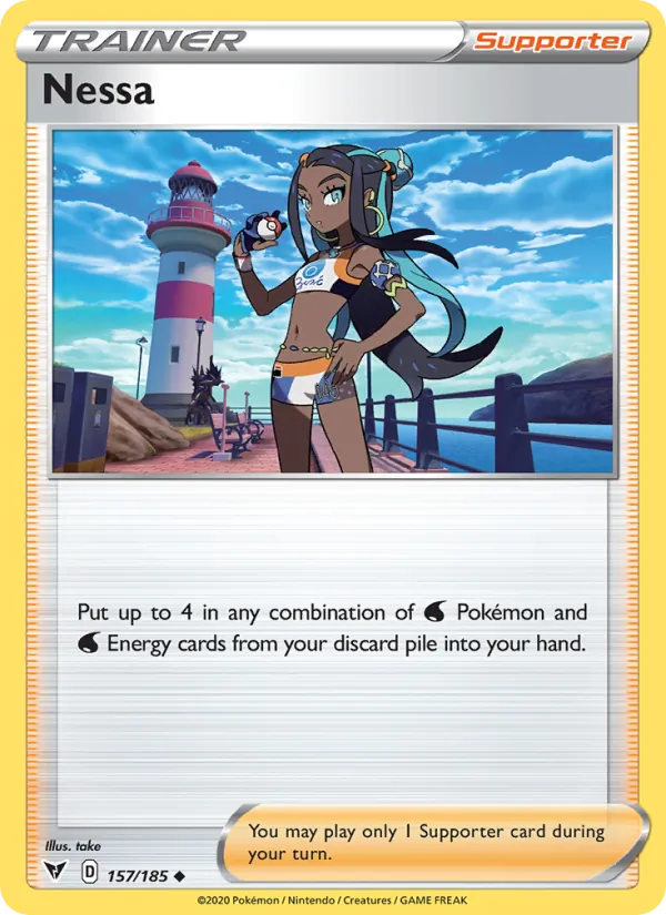 Nessa — Vivid Voltage #157 (Pokémon TCG card)