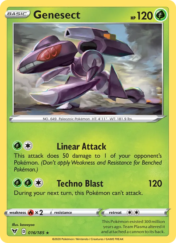 Genesect — Vivid Voltage #16 (Pokémon TCG card)