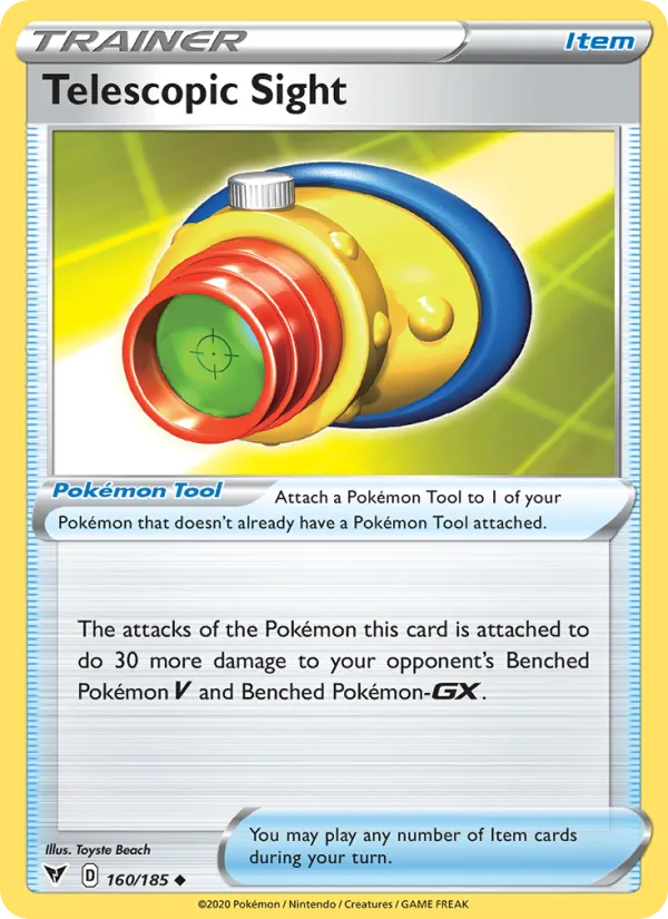 Telescopic Sight — Vivid Voltage #160 (Pokémon TCG card)