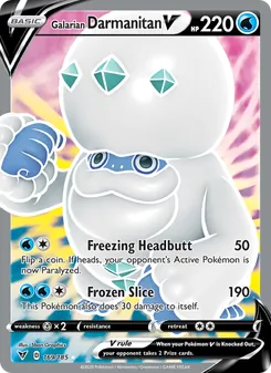 Galarian Darmanitan V (Vivid Voltage #169)