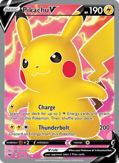 Pikachu V (Vivid Voltage #170)