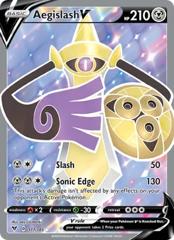 Aegislash V (Vivid Voltage #177)