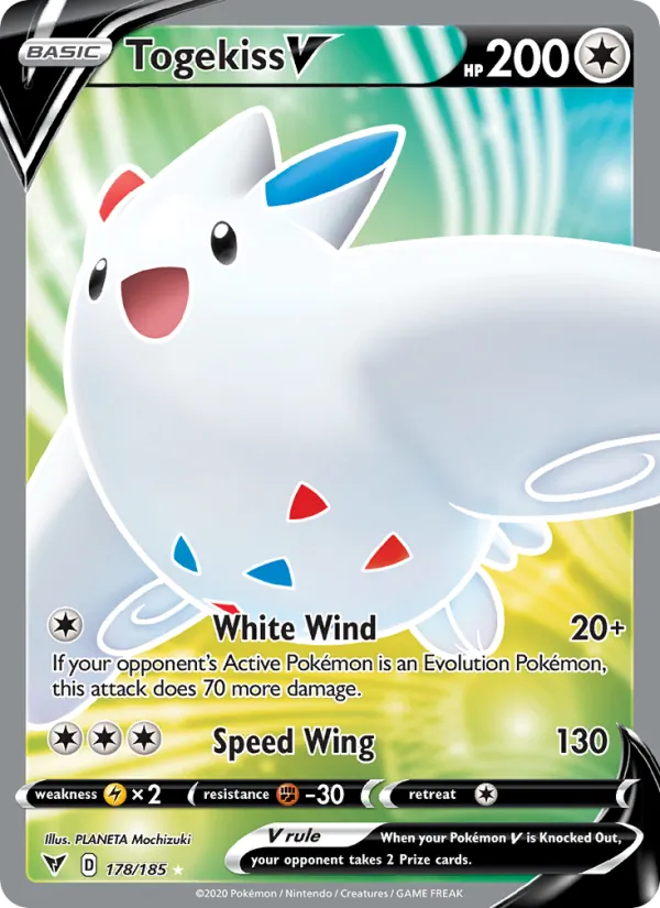 Togekiss V — Vivid Voltage #178 (Pokémon TCG card)