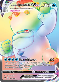 Galarian Darmanitan VMAX (Vivid Voltage #187)