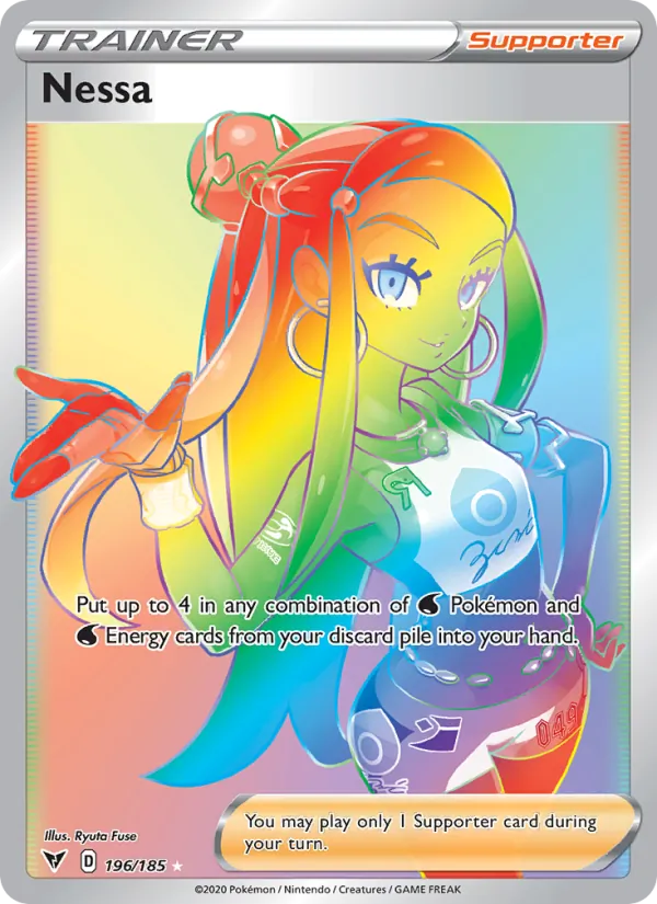 Nessa — Vivid Voltage #196 (Pokémon TCG card)