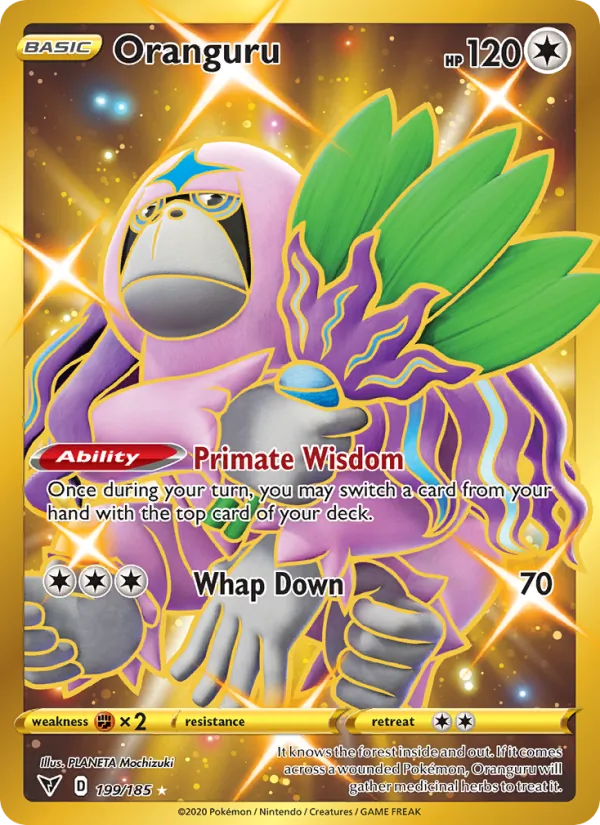 Oranguru — Vivid Voltage #199 (Pokémon TCG card)