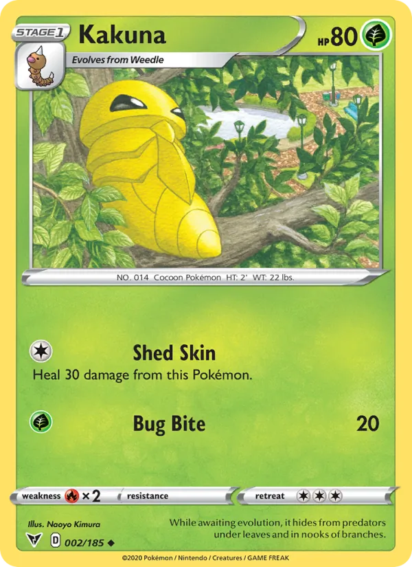 Kakuna — Vivid Voltage #2 (Pokémon TCG card)