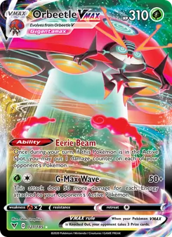 Orbeetle VMAX (Vivid Voltage #21)
