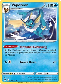 Vaporeon (Vivid Voltage #30)