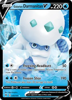 Galarian Darmanitan V (Vivid Voltage #36)