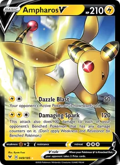 Ampharos V (Vivid Voltage #49)