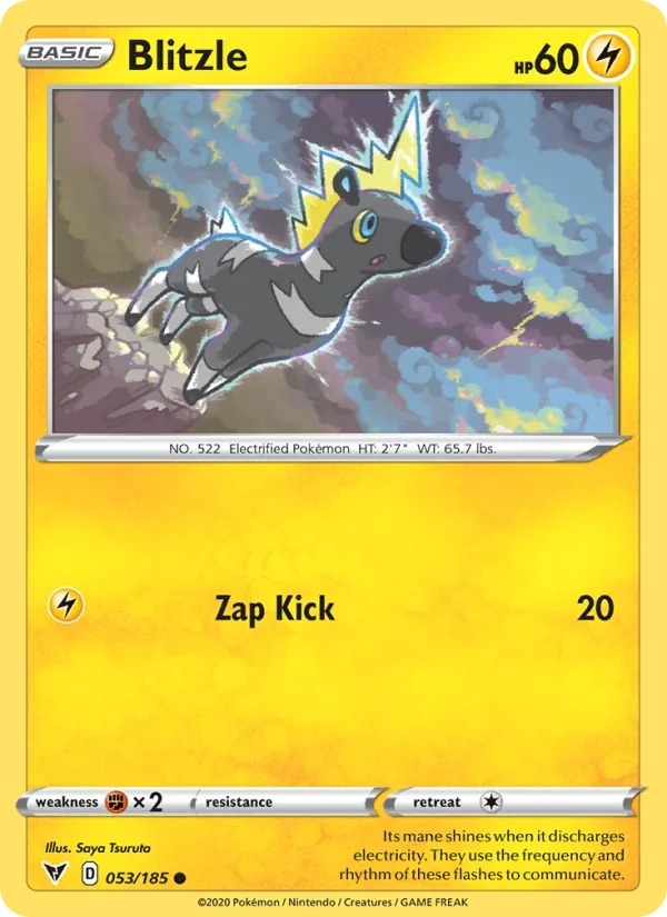 Blitzle — Vivid Voltage #53 (Pokémon TCG card)