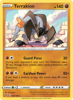 Terrakion (Vivid Voltage #92)