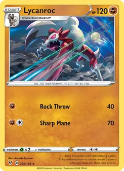 Lycanroc (Vivid Voltage #95)