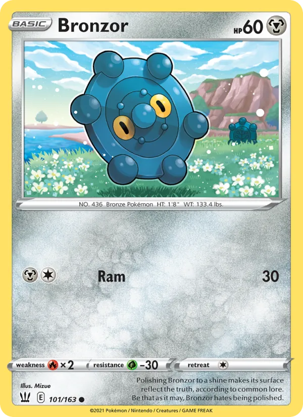 Bronzor — Battle Styles #101 (Pokémon TCG card)