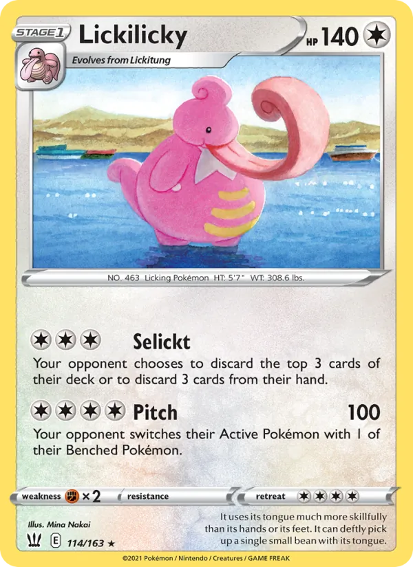 Lickilicky — Battle Styles #114 (Pokémon TCG card)