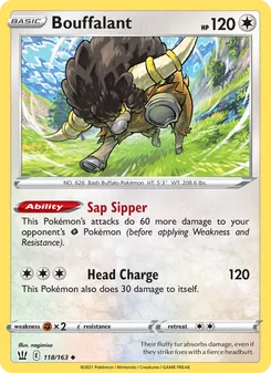 Bouffalant (Battle Styles #118)