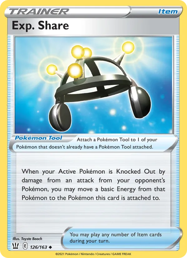 Exp. Share — Battle Styles #126 (Pokémon TCG card)