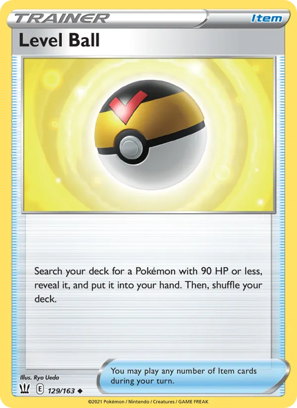 Level Ball — Battle Styles #129 (Pokémon TCG card)