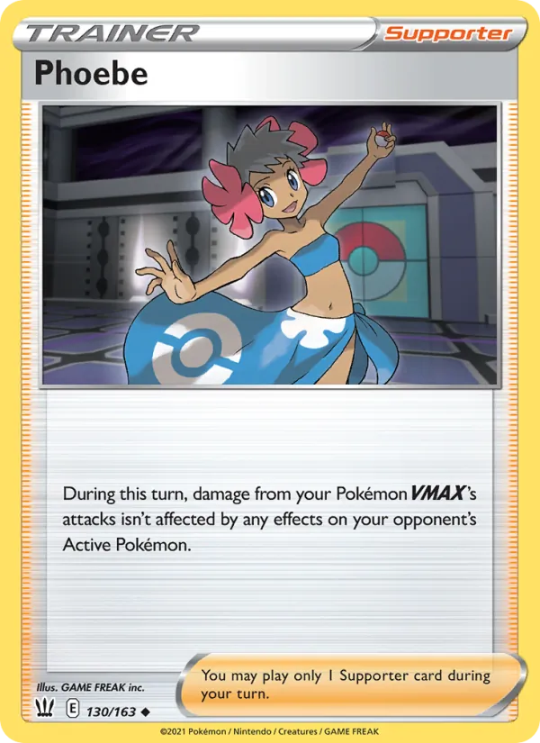 Phoebe — Battle Styles #130 (Pokémon TCG card)