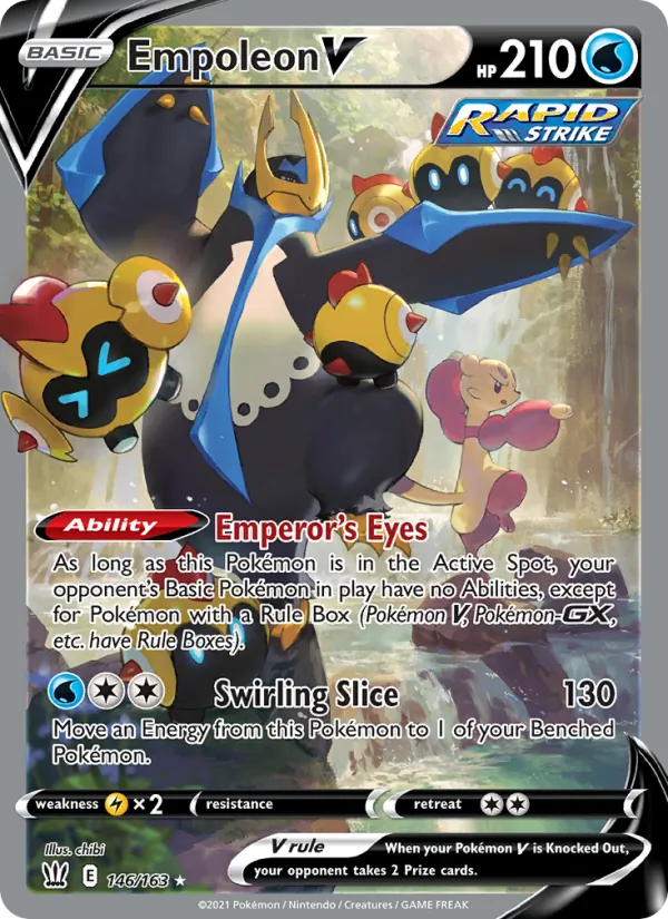 Empoleon V — Battle Styles #146 (Pokémon TCG card)