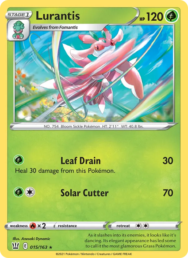Lurantis — Battle Styles #15 (Pokémon TCG card)