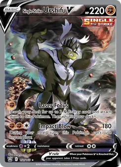 Single Strike Urshifu V (Battle Styles #151)