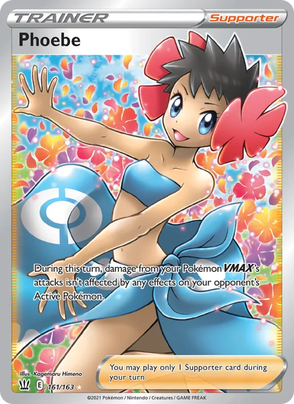 Phoebe — Battle Styles #161 (Pokémon TCG card)