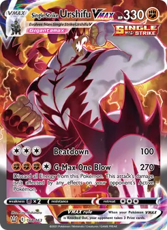Single Strike Urshifu VMAX (Battle Styles #168)
