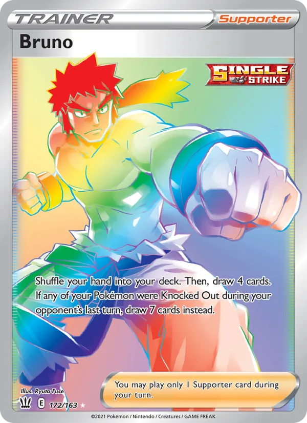 Bruno — Battle Styles #172 (Pokémon TCG card)