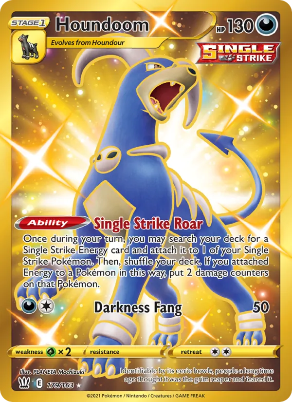Houndoom — Battle Styles #179 (Pokémon TCG card)