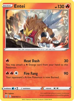 Entei (Battle Styles #20)