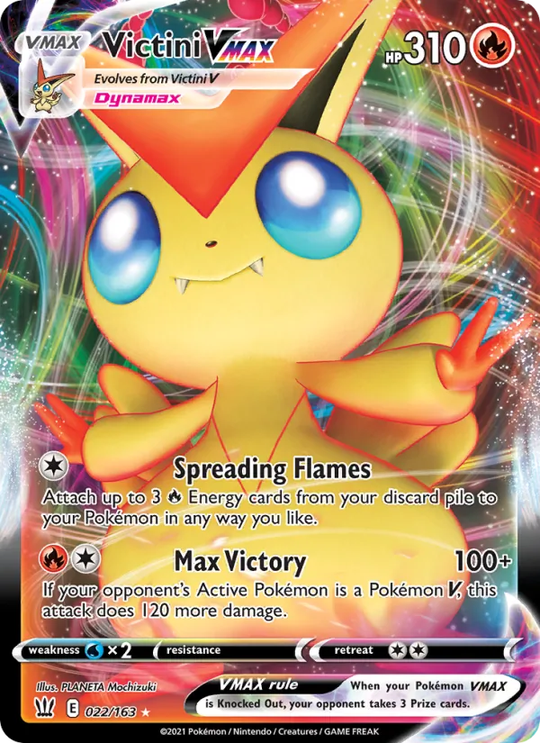 Victini VMAX — Battle Styles #22 (Pokémon TCG card)