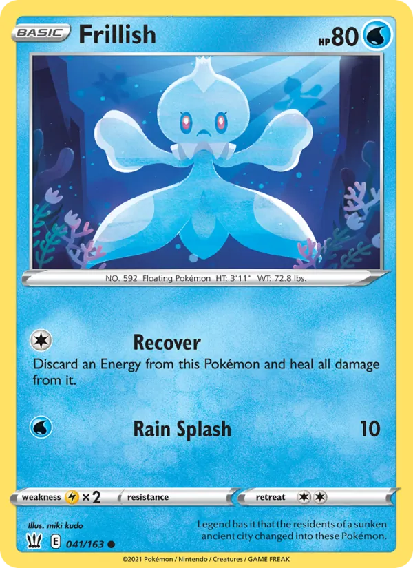 Frillish — Battle Styles #41 (Pokémon TCG card)