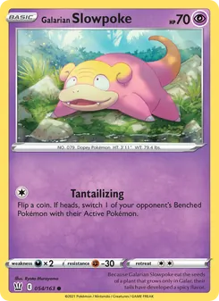 Galarian Slowpoke (Battle Styles #54)