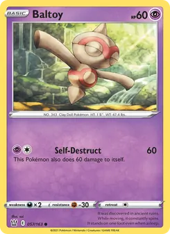 Baltoy (Battle Styles #57)