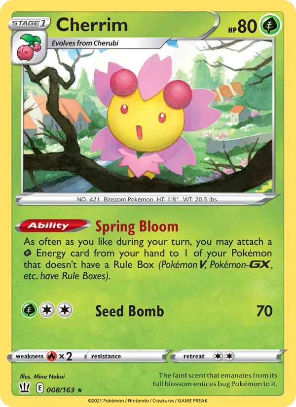 Cherrim — Battle Styles #8 (Pokémon TCG card)