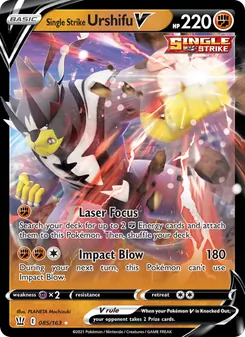 Single Strike Urshifu V (Battle Styles #85)