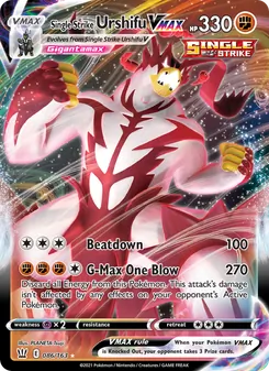 Single Strike Urshifu VMAX (Battle Styles #86)