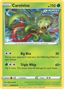 Carnivine (Battle Styles #9)