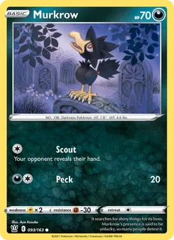 Murkrow (Battle Styles #93)
